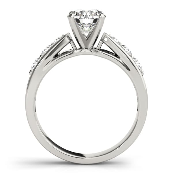 Diamond Engagement Ring Channel Set Side Stone