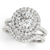 Diamond Double Halo Engagement Ring