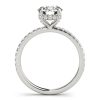 Diamond Hidden Halo Engagement Ring
