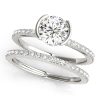 Diamond Hidden Halo Engagement Rings