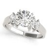 Diamond Engagement Ring Marquise Side Stones