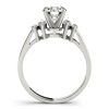 Diamond Engagement Ring Marquise Side Stones