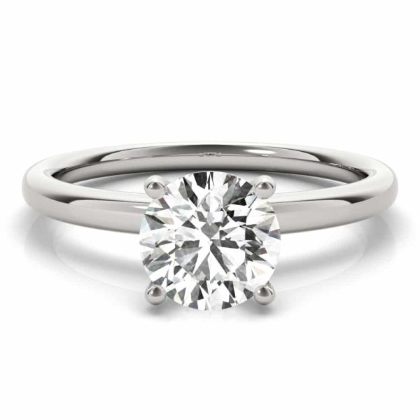 Diamond Hidden Halo Engagement Ring
