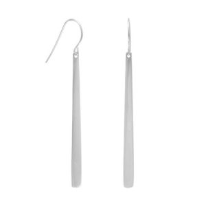 Polished Tapered Matchstick Earrings