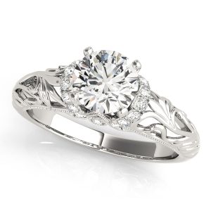 Diamond Silver Antique Vintage Ring