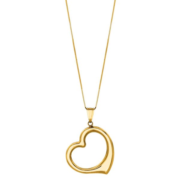 14kt Gold Heart Necklace
