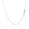 14k White Gold Necklace with Gold and Diamond Star Pendant