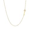 10k Yellow Gold Singapore Chain 0.8mm