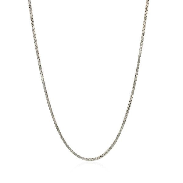 Sterling Silver 1.4mm Adjustable Box Chain