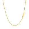 14k Yellow Gold Diamond Cut Cable Link Chain 1.4mm