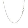 14k White Gold Round Cable Link Chain 1.5mm