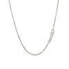 14k White Gold Round Box Chain 1.35 mm