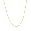14k Yellow Gold Singapore Style Adjustable Chain (1.1 mm)