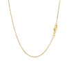 10k Yellow Gold Cable Chain 1.1mm