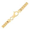 3.9mm 14k Yellow Gold Square Franco Bracelet