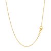 14k Yellow Gold Round Cable Link Chain 1.2mm