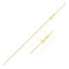 Double Extendable Cable Chain in 14k Yellow Gold (1.2mm)