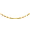 6.0 mm 14k Yellow Gold Classic Omega Bracelet
