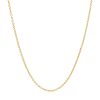 14k Yellow Gold Round Cable Link Chain 1.3mm