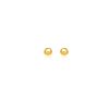 10k Yellow Gold Ball Style Stud Earrings (4.0 mm)