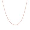 14k Pink Gold Oval Cable Link Chain 0.7mm